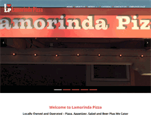 Tablet Screenshot of lamorindapizza.com